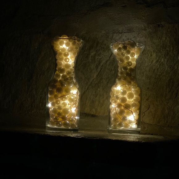 Homemade Pearl vase decor - Picture 5 of 9